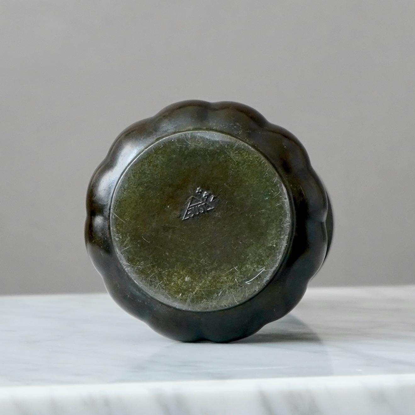Art Deco Vase by Just Andersen, Denmark, 1930s For Sale 1