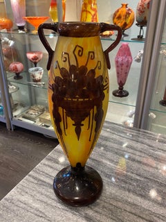 Art Deco Vase by Le Verre Francais