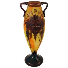 Art Deco Vase by Le Verre Francais