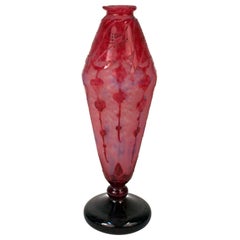 Art Deco Garance Vase by Le Verre Francais