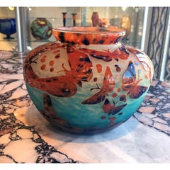 Art Deco Vase by Le Verre Francais-Schneider