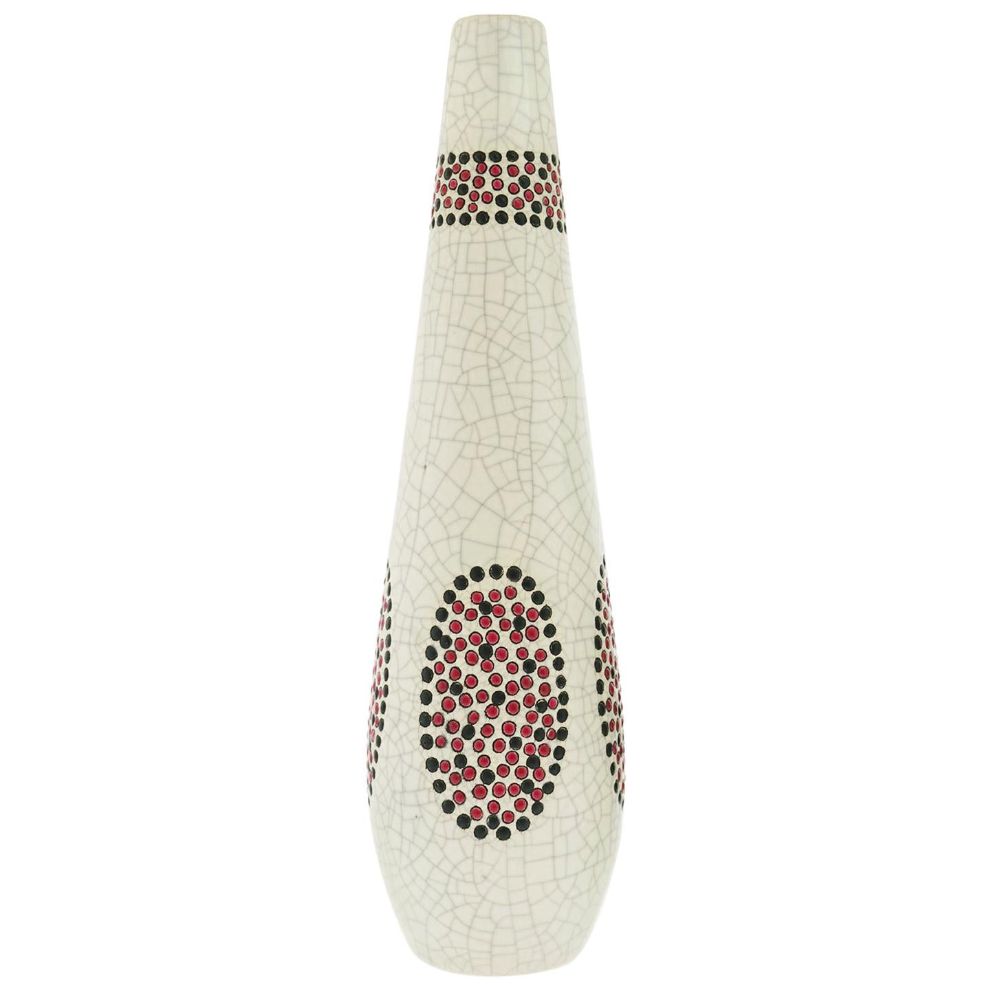 Vase im Art déco-Stil von Longwy für Primavera, Frankreich im Angebot