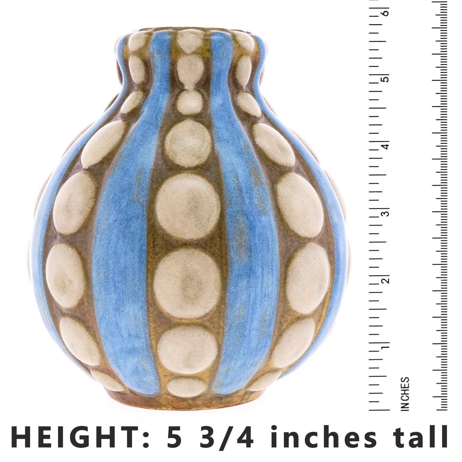 Early 20th Century Art Deco Vase by Louis Lourioux
