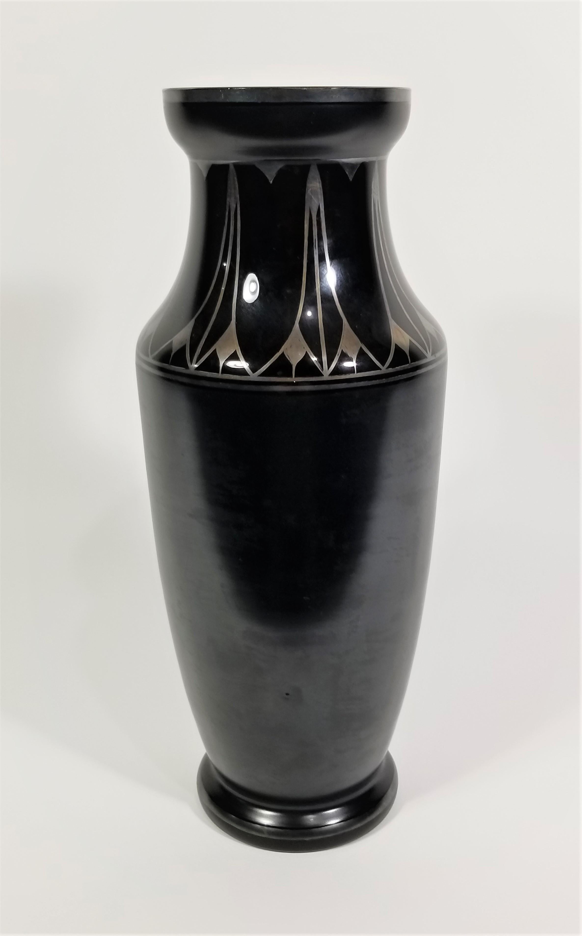 Art Deco Vase Czechoslovakia For Sale 1