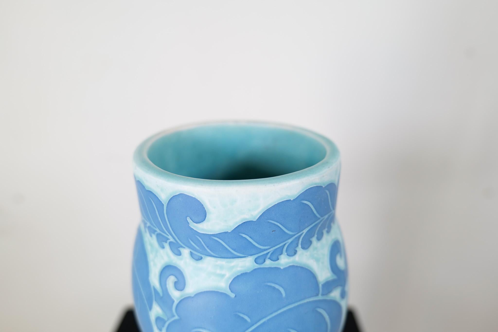 Ceramic Art Deco Vase Gustavsberg 