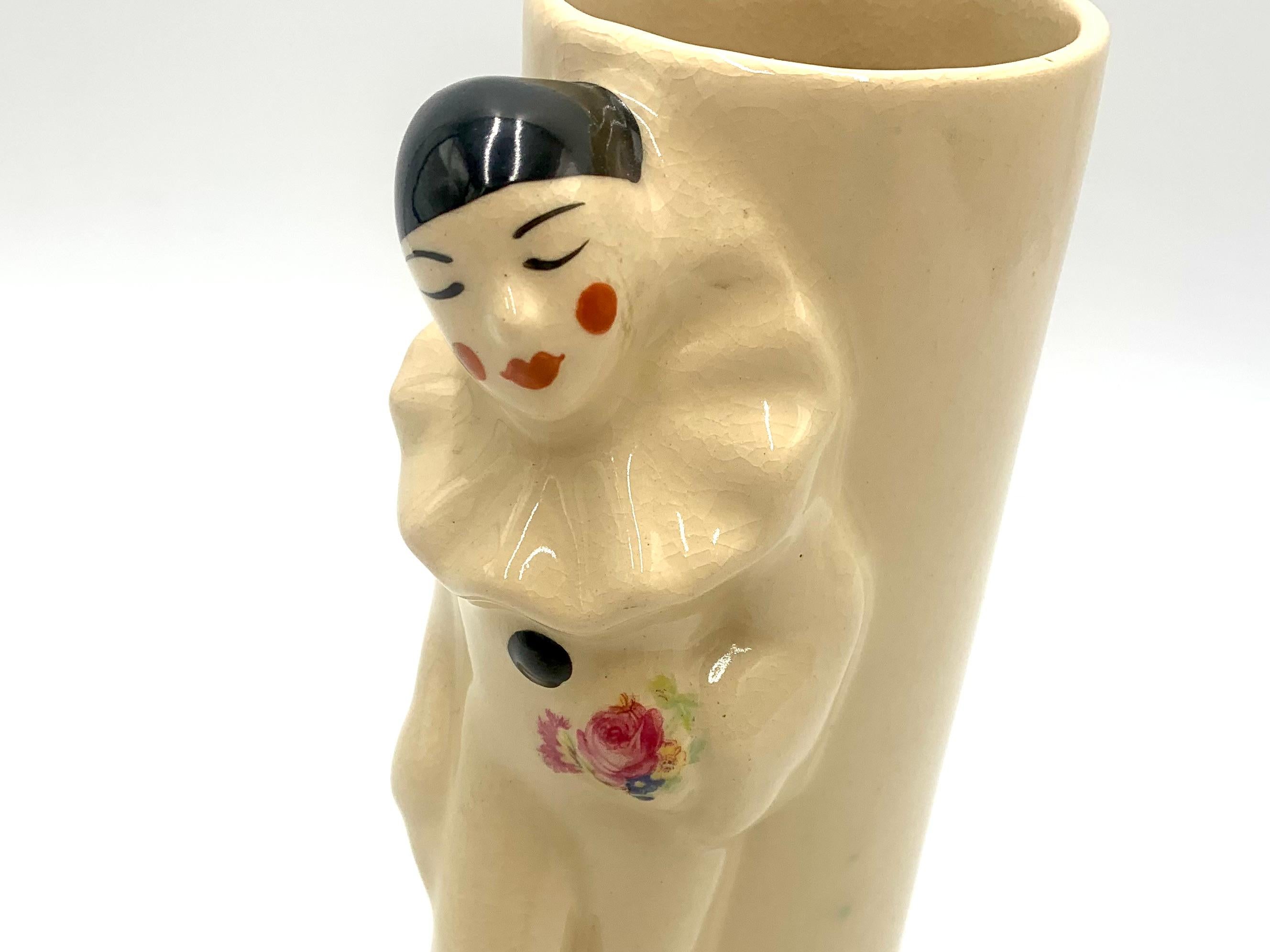 Milieu du XXe siècle Vase Art déco Harlequin, Allemagne, années 1960 en vente