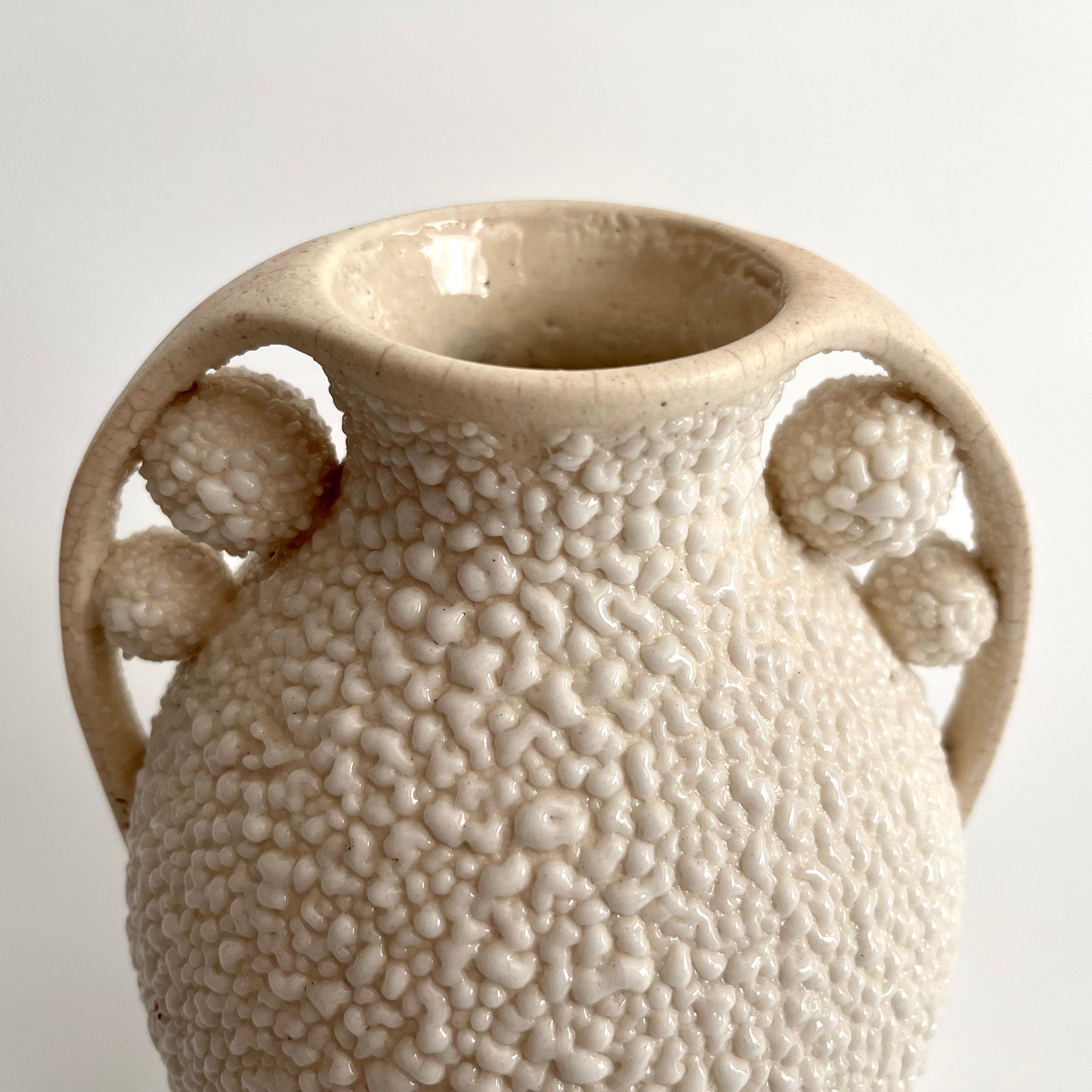 Art déco-Vase im Art déco-Stil nach Art von Jean Besnard im Angebot 1