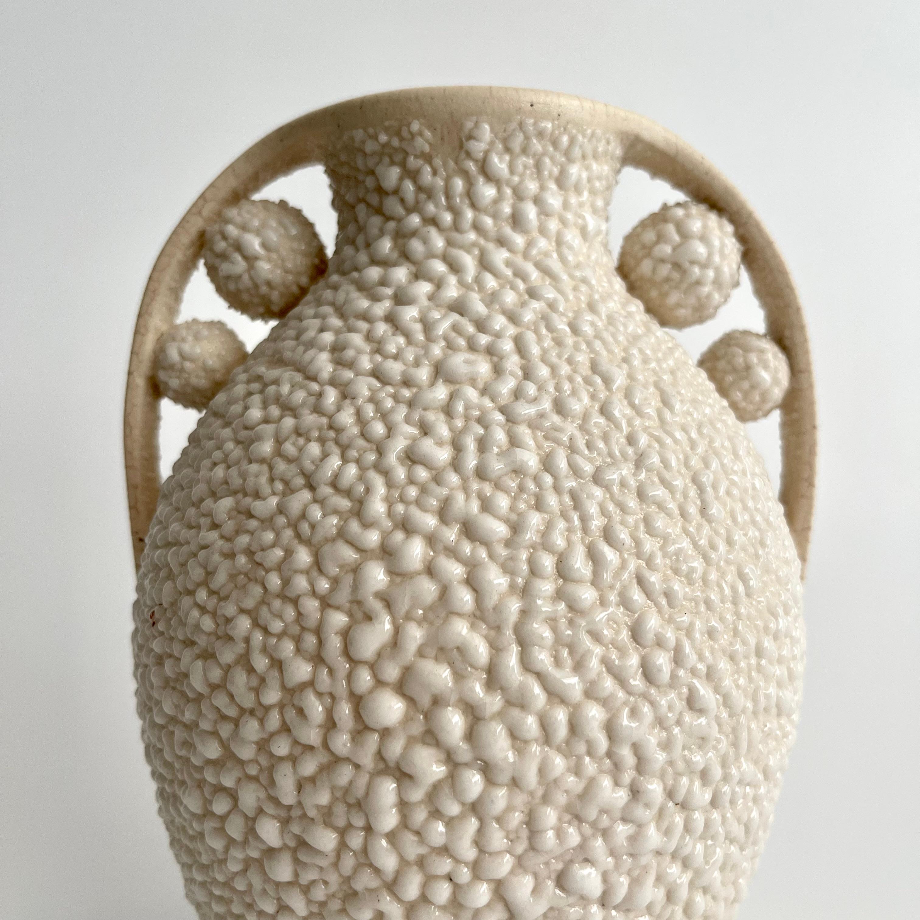 Art déco-Vase im Art déco-Stil nach Art von Jean Besnard im Angebot 2