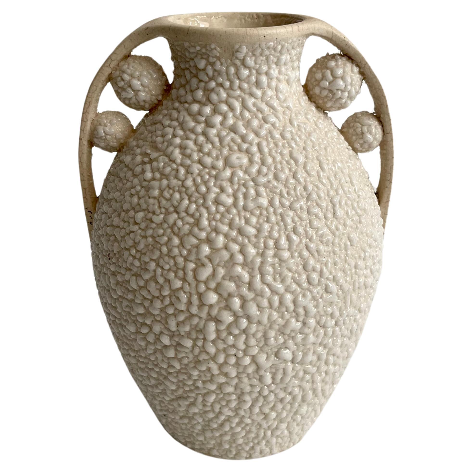 Art déco-Vase im Art déco-Stil nach Art von Jean Besnard im Angebot