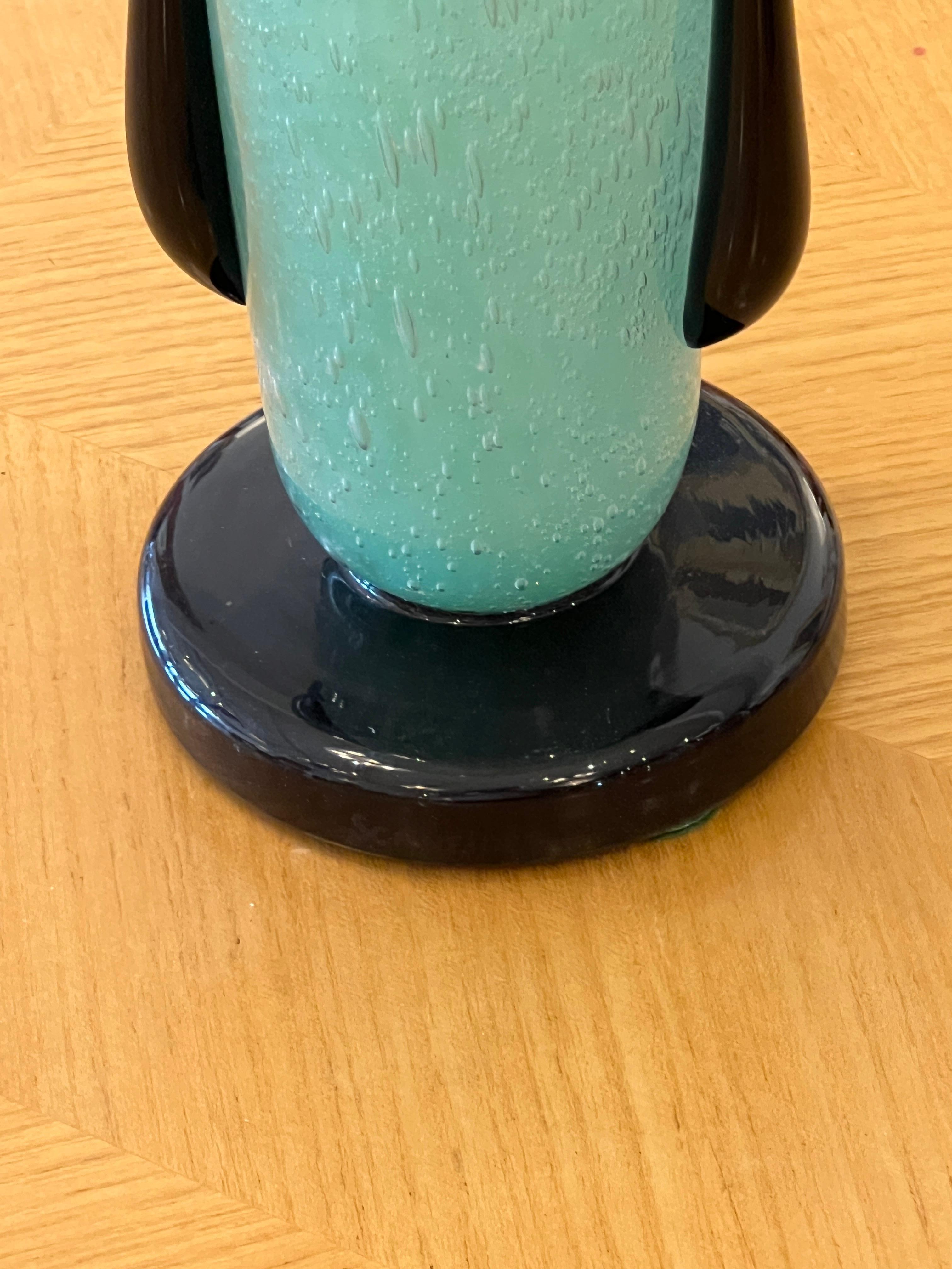 Art Deco Vase Jade Larmes by Charles Schneider In Good Condition For Sale In Miami, FL