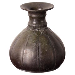 Art Deco vase model D88, disco metal by Just Andersen, 1930s