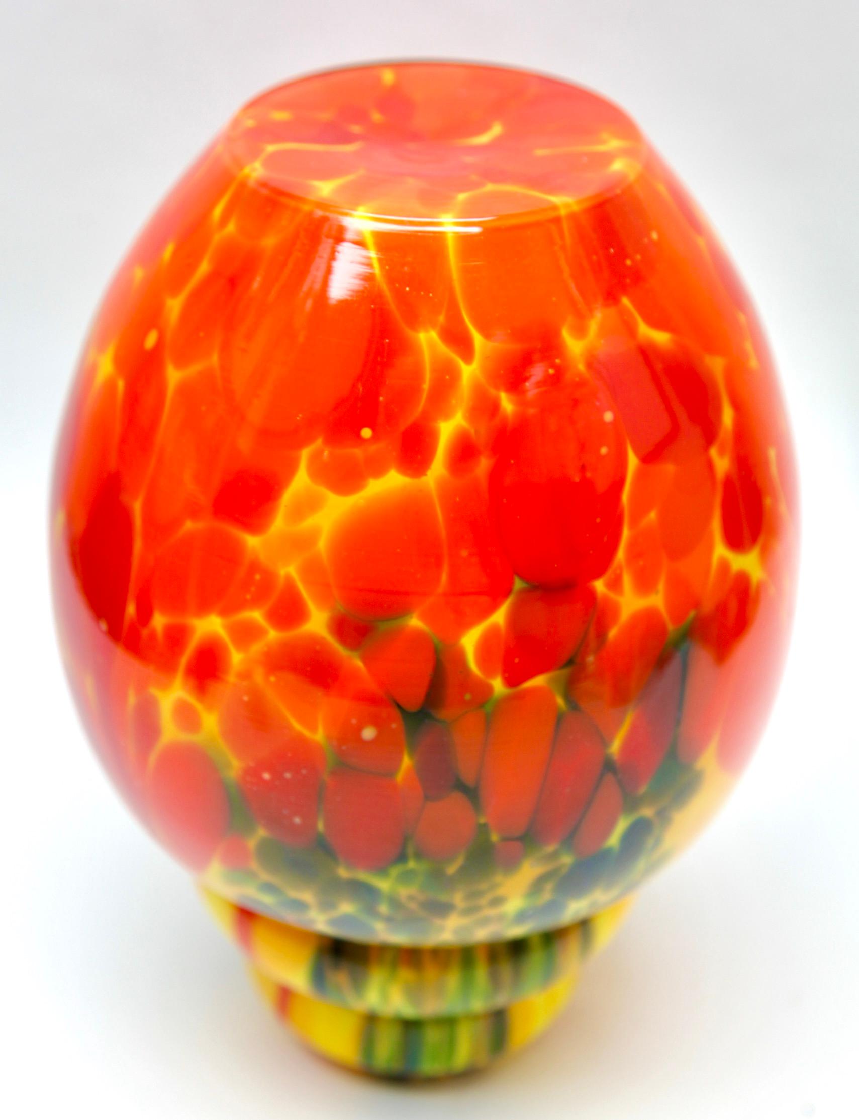 Mehrschichtige Art-déco-Vase aus Scailmont-Glas von Henri Heemskerk, 1886-1953 im Angebot 2