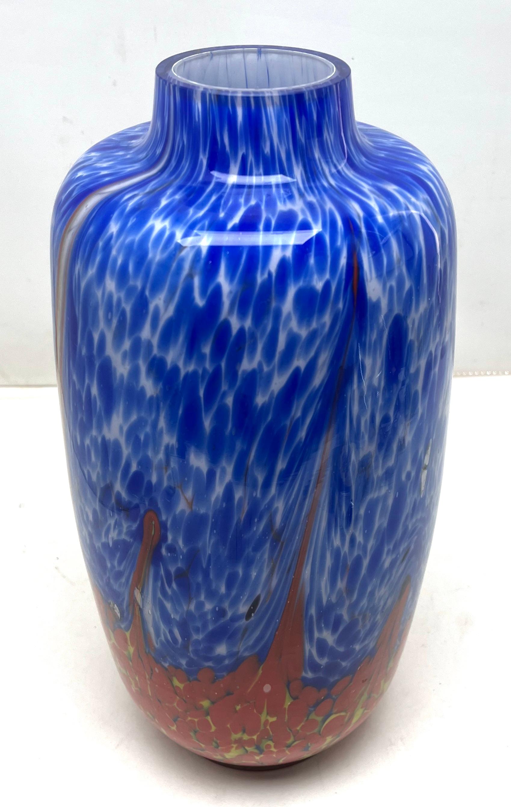 Art Deco Vase Multiple Layered Glass Scailmont by Henri Heemskerk, 1886-1953 For Sale 3