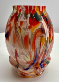 Vase Art Déco à couches multiples en Glass Scailmont par Henri Heemskerk, 1933s