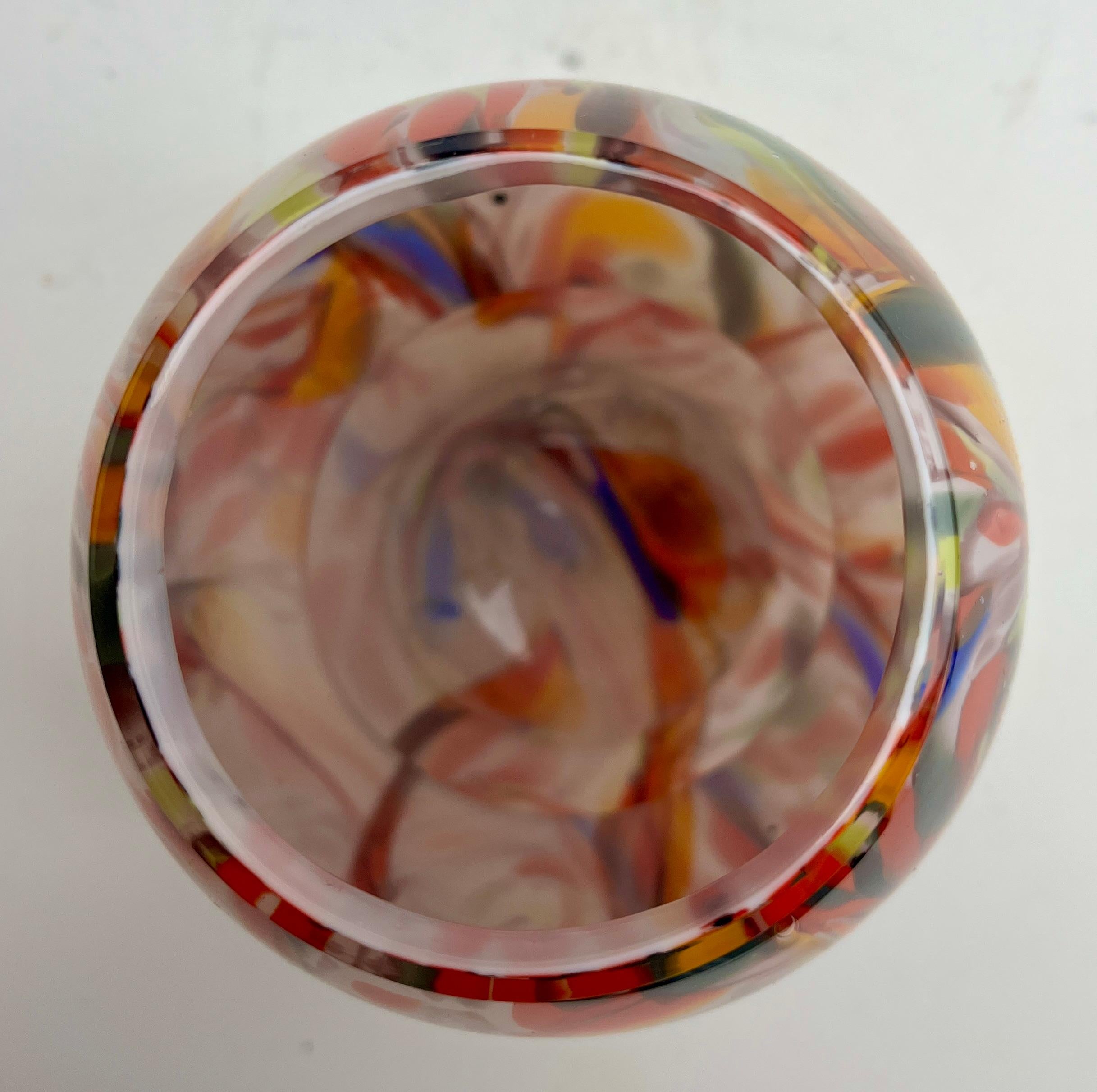 Art déco-Vase aus mehrschichtigem Scailmont-Glas von Henri Heemskerk, 1933er Jahre im Zustand „Gut“ im Angebot in Verviers, BE