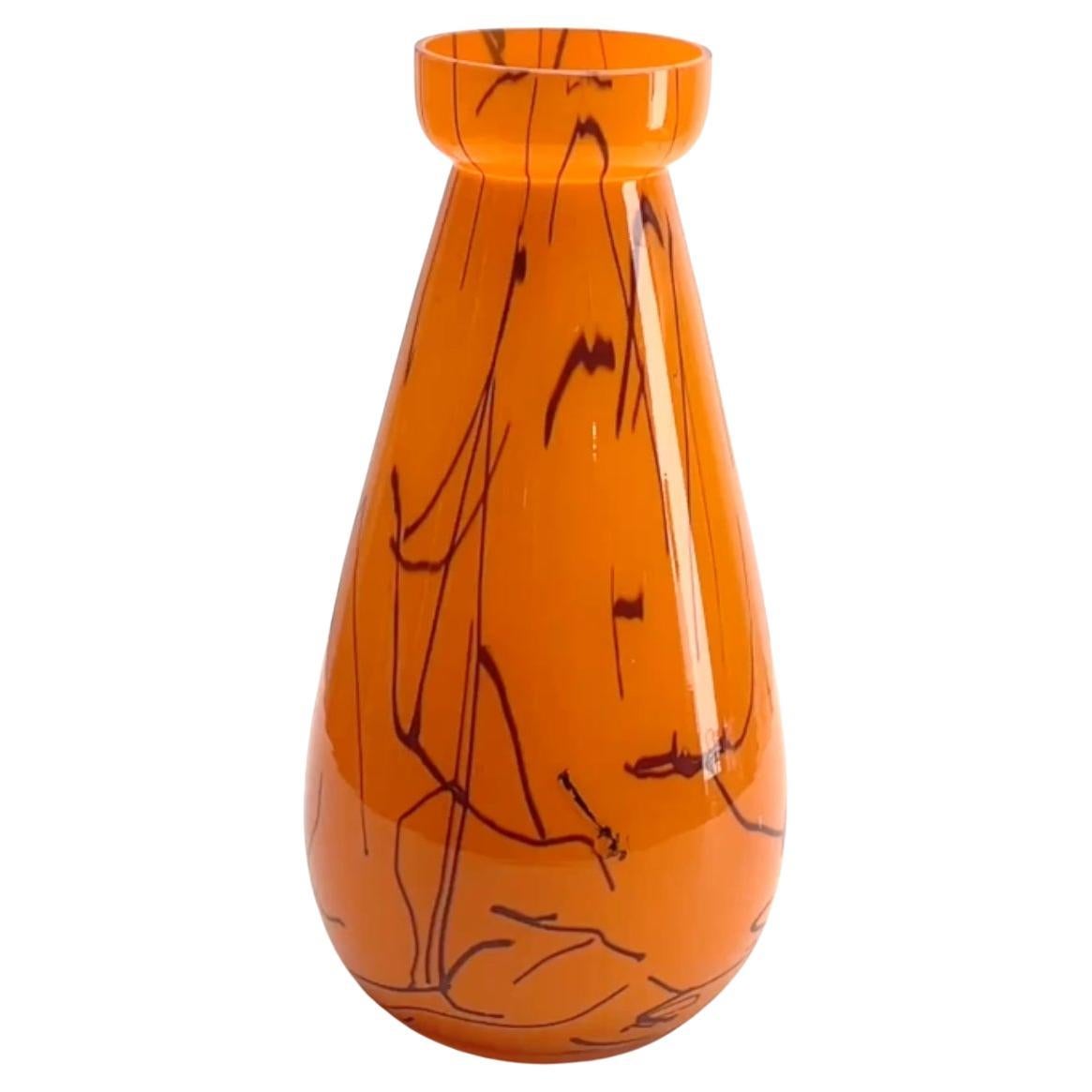Art Glass Art Deco Vase Multiple Layered Glass Scailmont by Henri Heemskerk, 1933s For Sale