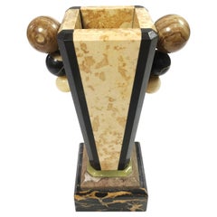 Art Deco Vase of Natural Stones, 1930's