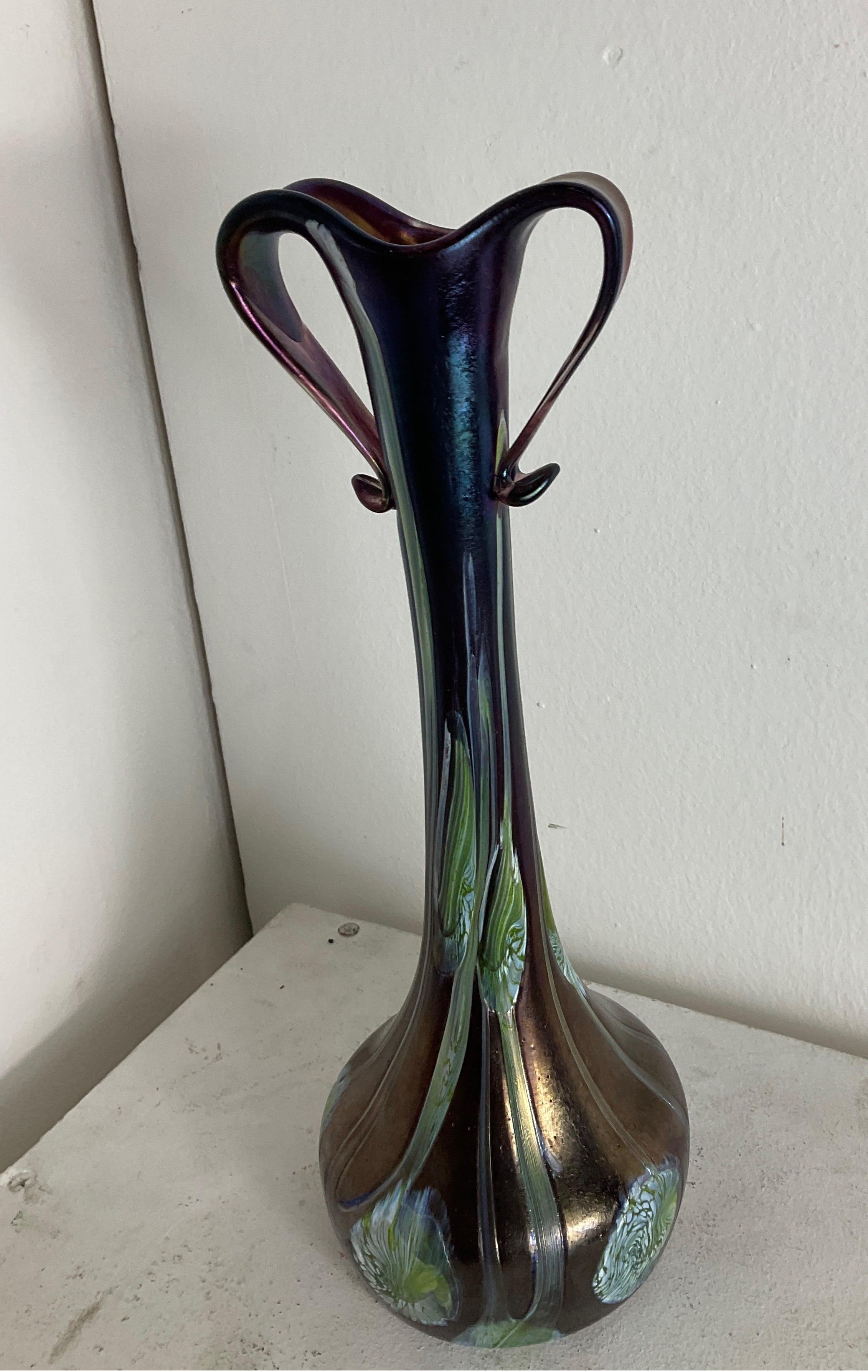 Art Deco Vase von  Robert Holubetz aus dem Jahr 1893 im Angebot 2