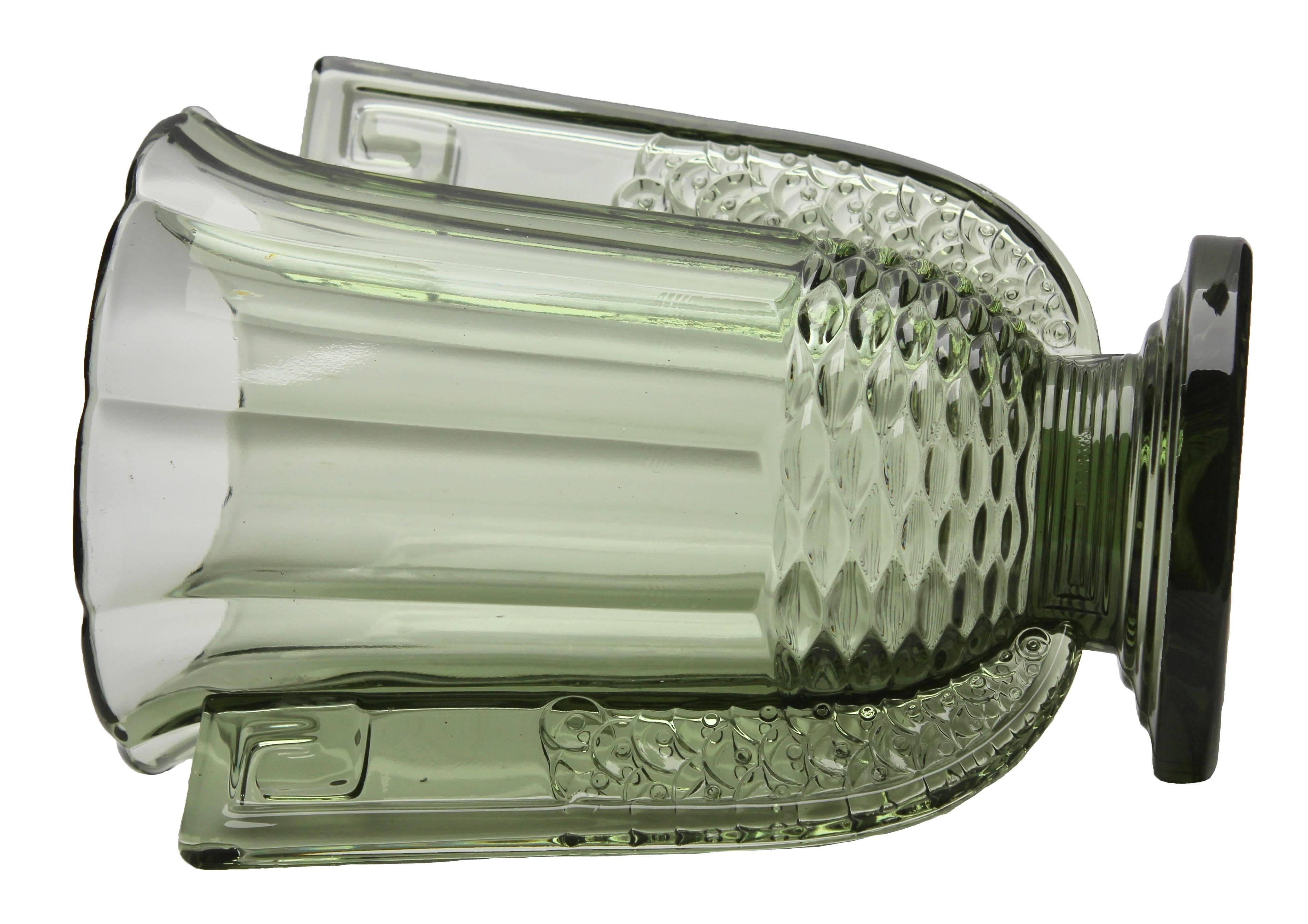 Art Deco Vase Roméo aus Val Saint Lambert Luxval:: Belgien:: 1935 (Art déco)