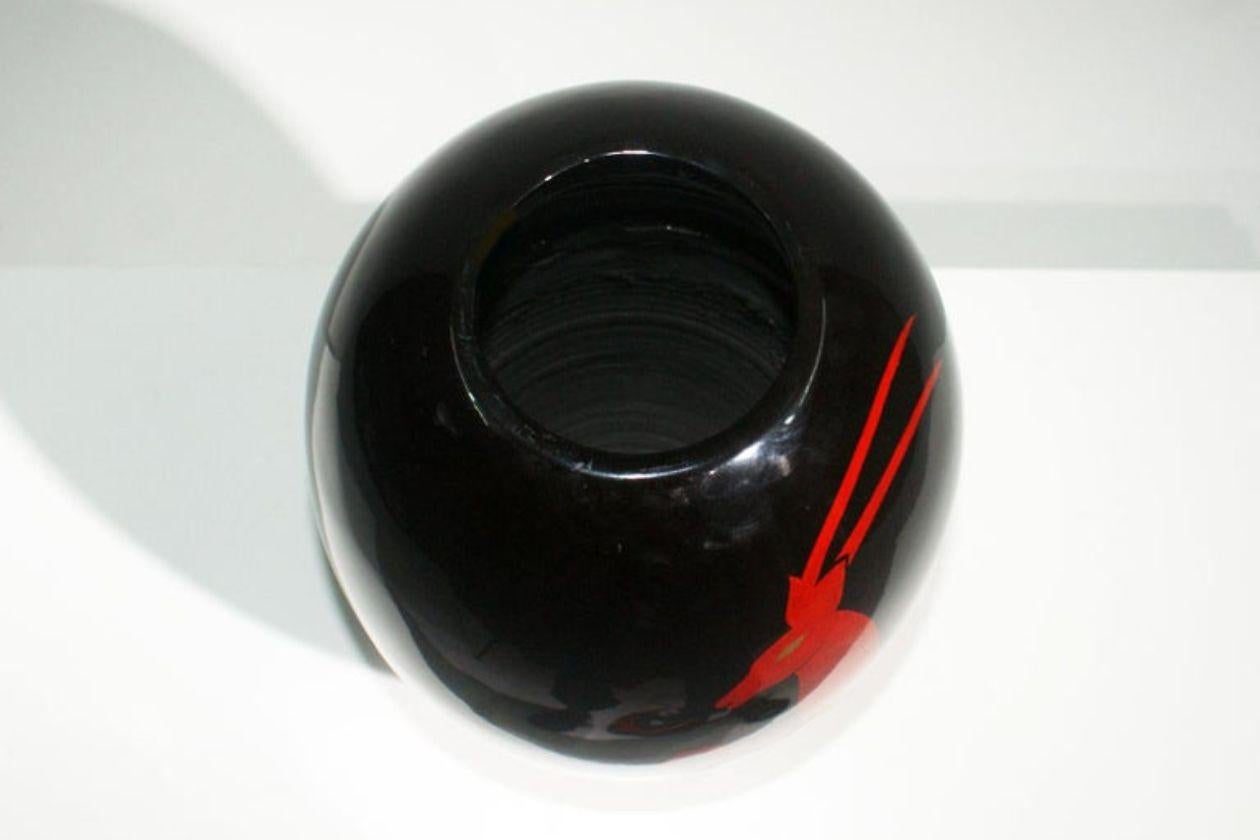 Vase Art Déco signé ,  