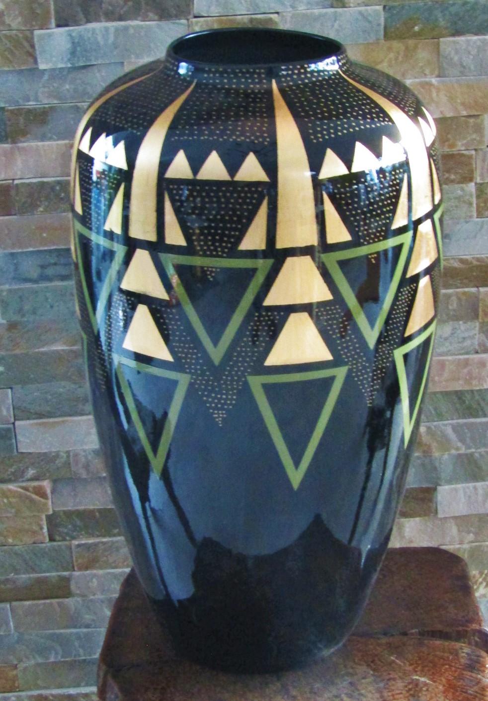 Art Deco Vase Style Dunand For Sale 1