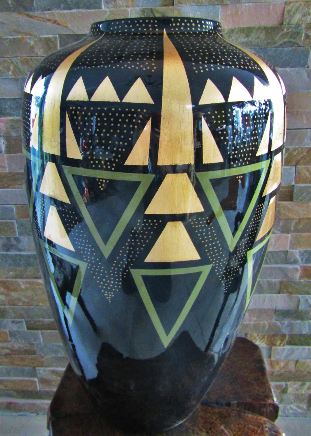 Art Deco Vase Style Dunand For Sale 3