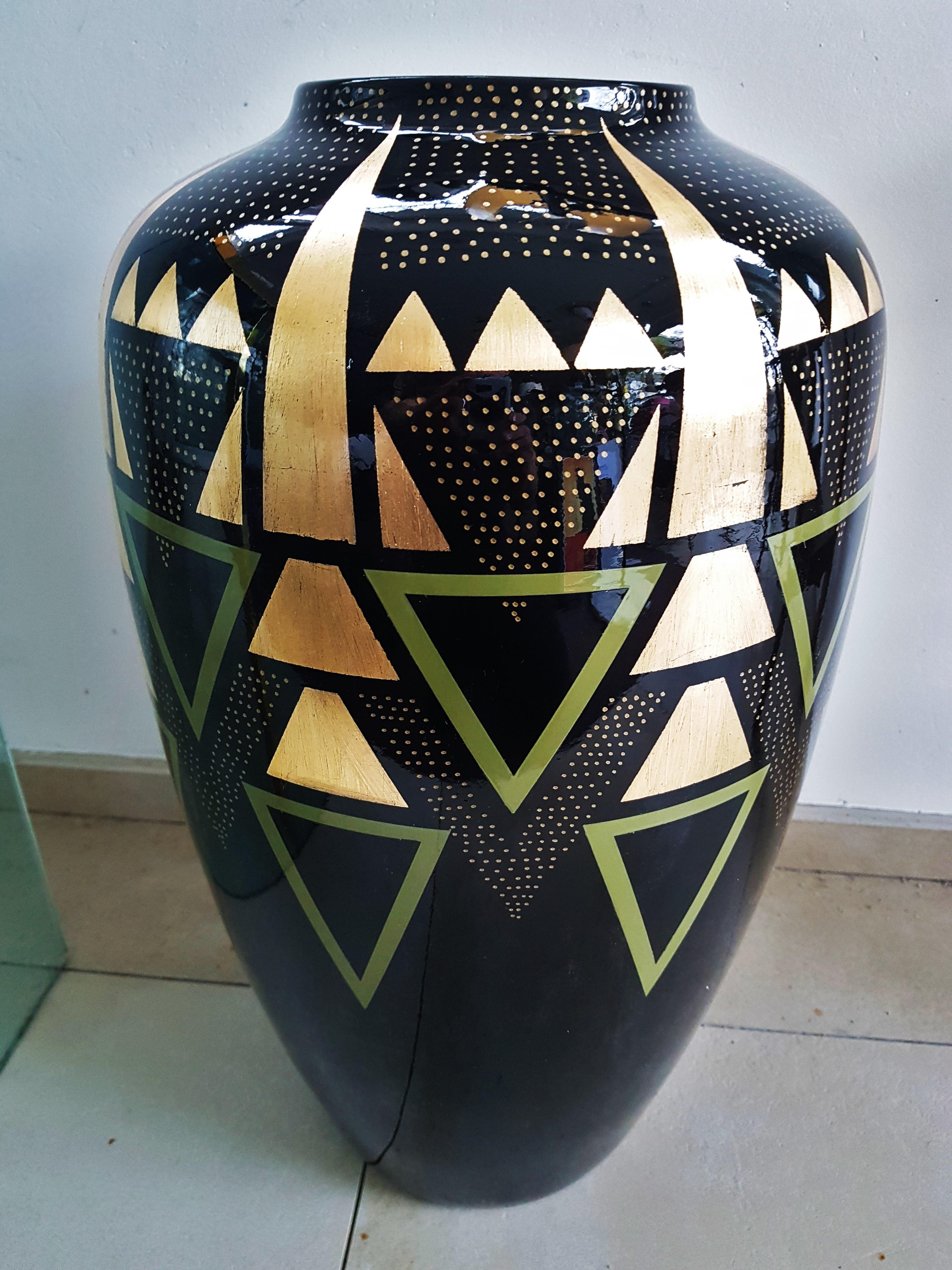 Vase im Art-déco-Stil Dunand im Zustand „Hervorragend“ im Angebot in Saarbruecken, DE