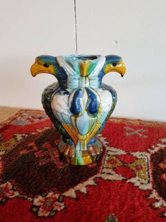 Art Deco Vase with Two Eagles, circa 1930