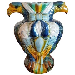 Art Deco Vase with Two Eagles, circa 1930