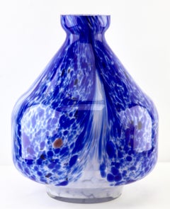 Vasse Art Deco di vetro a strati multipli da Scailmont Belgio