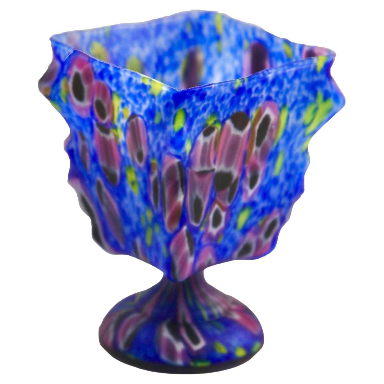 Vase Art Déco de plusieurs couches de verre de Scailmont, Belgique