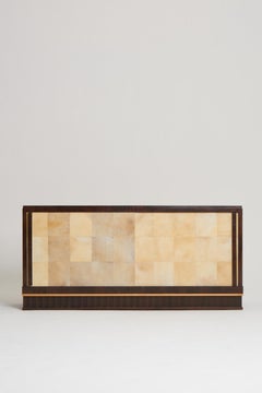 Art Deco Velum and Macassar Sideboard