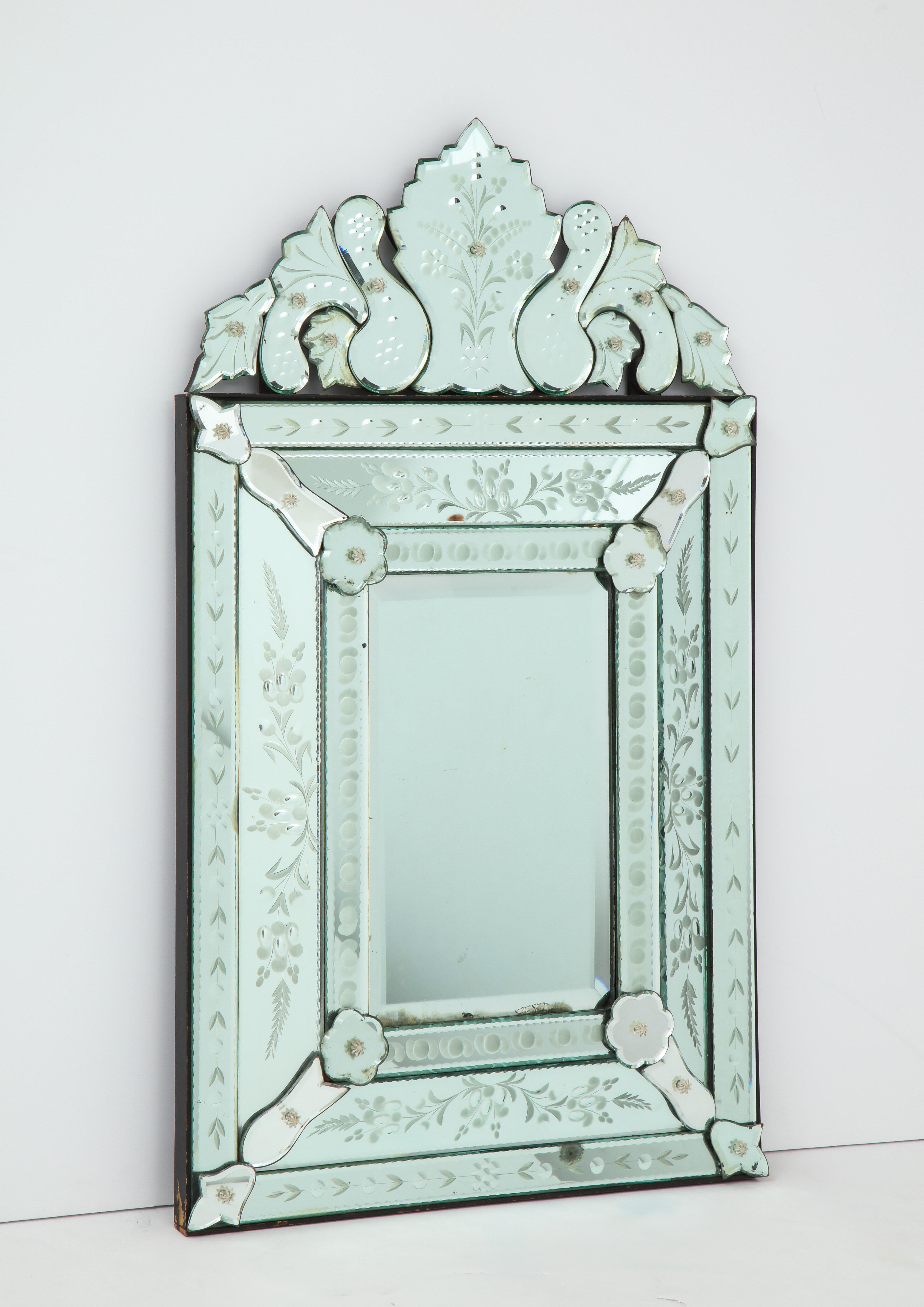 Italian Art Deco Venetian Mirror