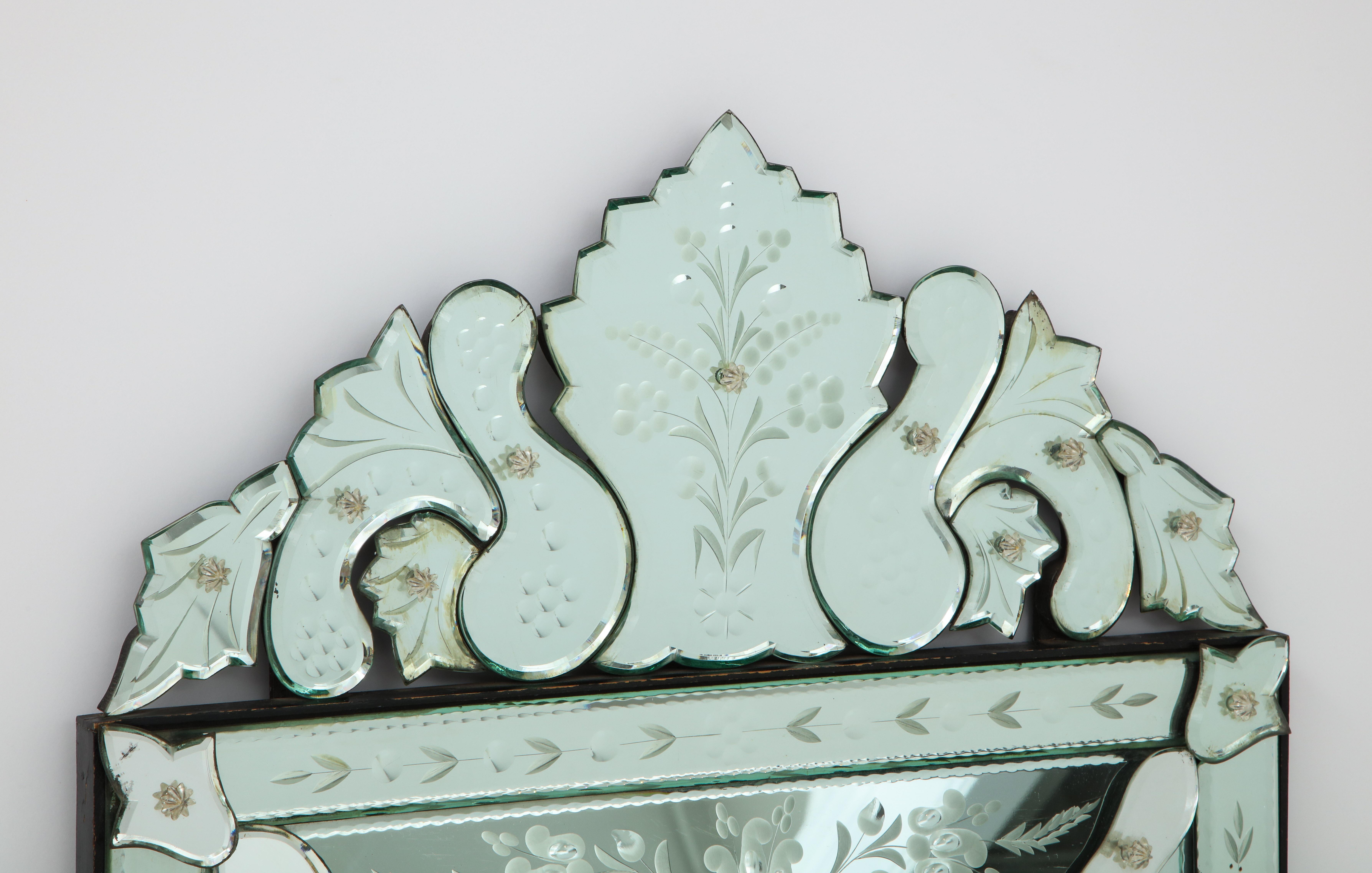 20th Century Art Deco Venetian Mirror