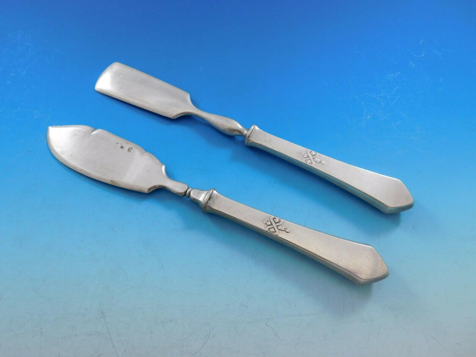 Service de couverts en argent 800 autrichien Art Déco de Vienne 165 pièces en vente 4