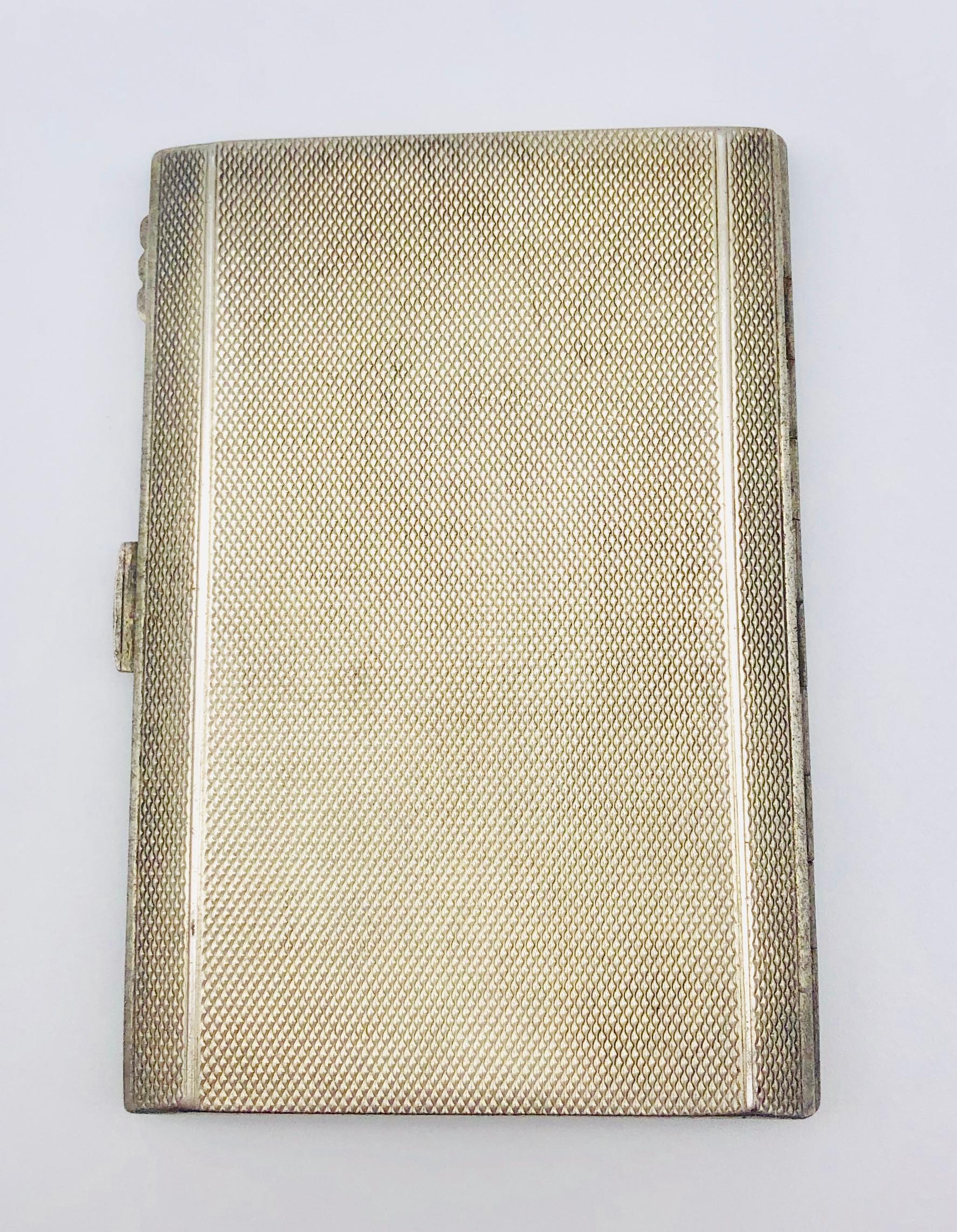 Antiquitäten  Vienna Art Deco Vienna Silber Emaille Calling Card Holder im Zustand „Hervorragend“ im Angebot in Munich, Bavaria