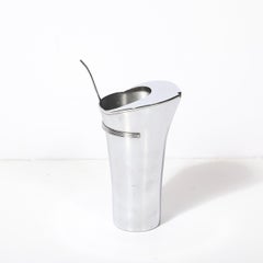 Art Deco "Viking" Chrome Cocktail Pitcher by Walter Von Nessen for Chase