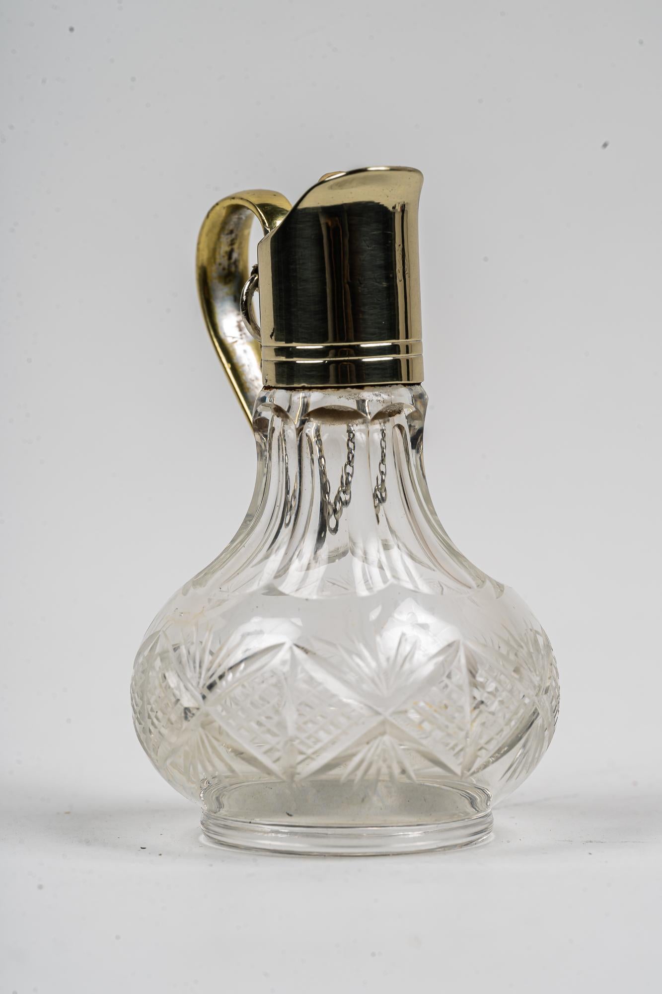 Austrian Art Deco Vinegar Bottle Vienna around 1920s For Sale