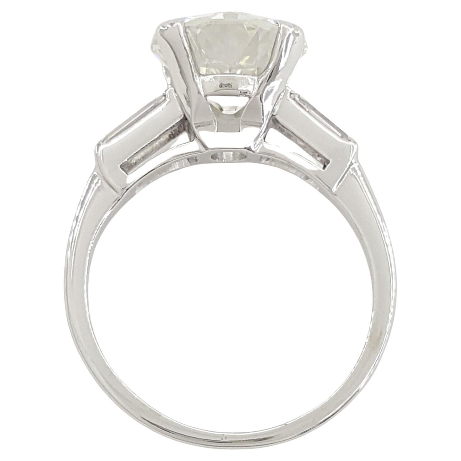 Art Deco Vintage 2 Old Brilliant Cut diamond platinum cocktail ring  In Excellent Condition For Sale In Rome, IT