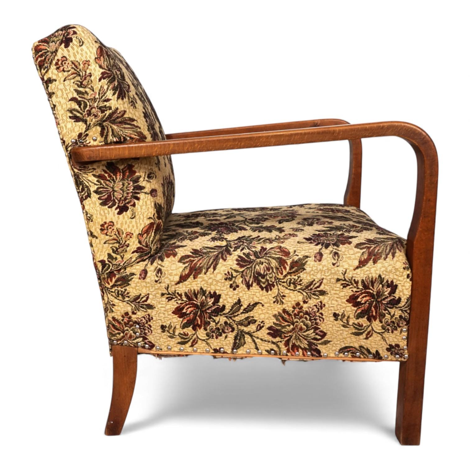 Sillón Art Decó vintage, 1930 en venta 8