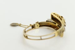 Art Deco Vintage Armreif 14k Gelbgold CIRCA frühen 1900er Jahren