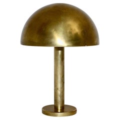 Art Deco Vintage Brass Table Lamp Mushroom, circa 1930, Austria