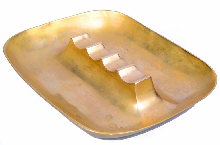 Art Deco Vintage Bronze Cigar Ashtray at 1stDibs