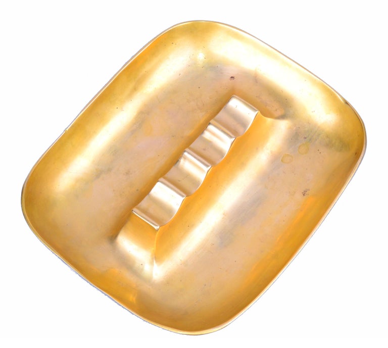 Art Deco Vintage Bronze Cigar Ashtray at 1stDibs