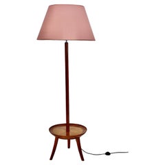 Mid Century Modern Vintage Kirsche Stehlampe Julius Jirasek circa 1945 Wien