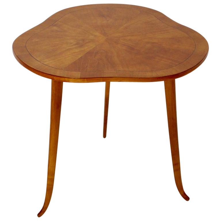 Art Deco Vintage Cherry Side Table by Josef Frank for Haus and Garten Austria