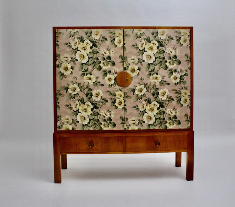 Art Deco Vintage Cherrywood Cabinet Attributed Josef Frank Haus And Garten Vienna For Sale At 1stdibs