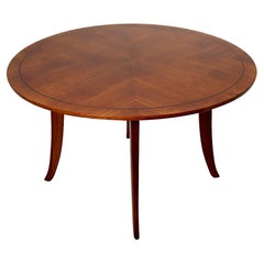 Art Deco Vintage Circular Coffee Table Cherry Wood Josef Frank circa 1932 Vienna