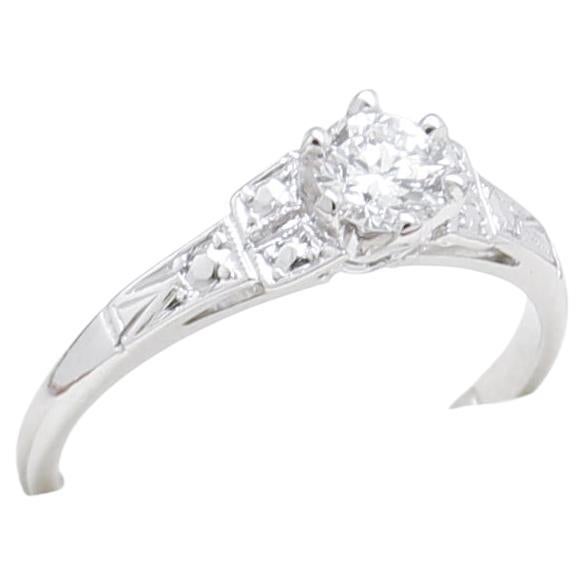 Art Deco Vintage Diamond Engagement Ring