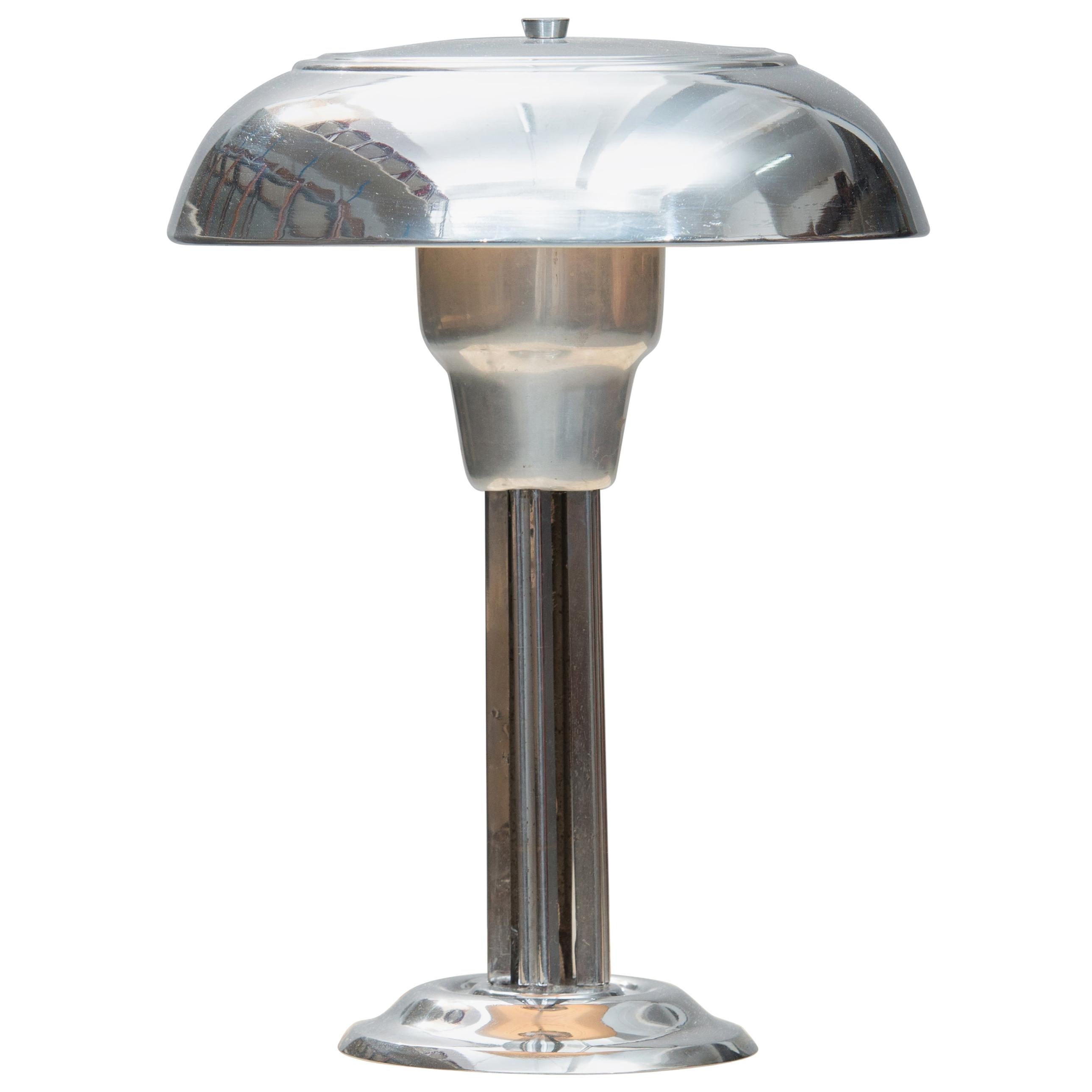 Art Deco Vintage French Champignon Table Lamp